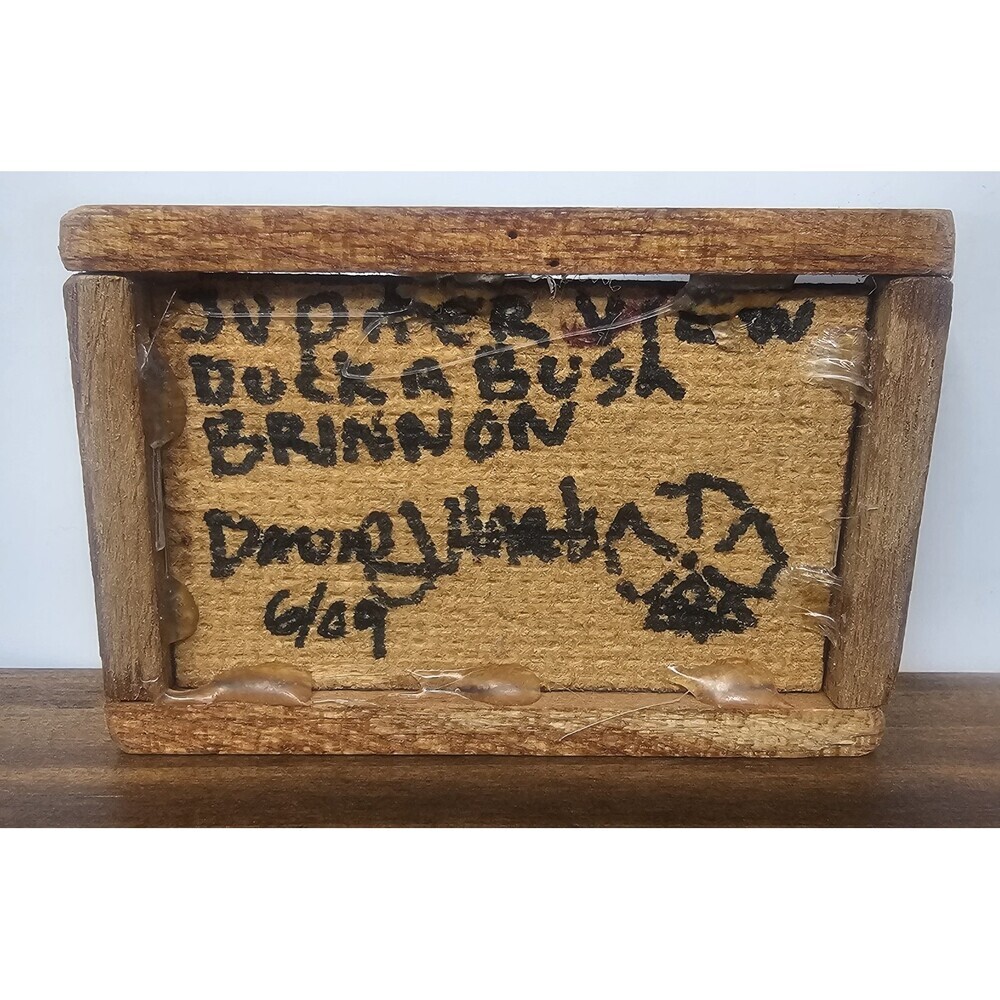Mini Hand Painted Mt Jupiter Mountain Scene In Brinnon Washington Framed Signed - Picture 2 of 8